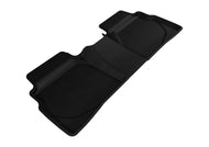 3D MAXpider 2011-2014 Hyundai Sonata/2015 Sonata Hybrid Kagu 2nd Row Floormats - Black Floor Mats - Rubber 3D MAXpider   