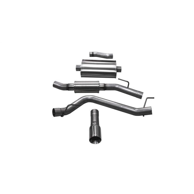 Corsa 2020-2024 Jeep Gladiator JT 3.0in Cat-Back Single Touring Side Exit w/ 4.0in Polished Tip Catback CORSA Performance