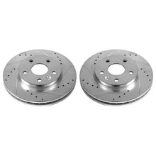 Load image into Gallery viewer, Power Stop 11-16 Buick LaCrosse Front Evolution Drilled &amp; Slotted Rotors - Pair Brake Rotors - Slot &amp; Drilled PowerStop
