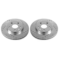 Power Stop 11-16 Buick LaCrosse Front Evolution Drilled & Slotted Rotors - Pair Brake Rotors - Slot & Drilled PowerStop
