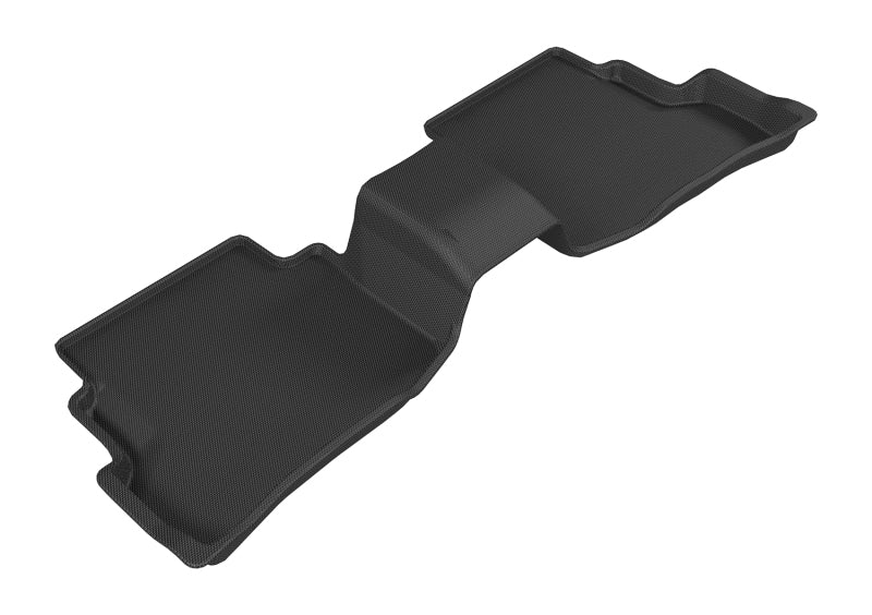 3D MAXpider 2016-2019 Mazda CX-9 Kagu 2nd Row Floormats - Black Floor Mats - Rubber 3D MAXpider   