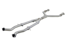 Load image into Gallery viewer, aFe Takeda 2.5in to 3in 304 SS Y-Pipe Exhaust System 16-18 Infiniti Q50/Q60 V6-3.0L (tt) X Pipes aFe

