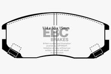 Load image into Gallery viewer, EBC 91-94 Dodge Colt 1.5 Ultimax2 Front Brake Pads Brake Pads - OE EBC   
