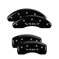 MGP 4 Caliper Covers Engraved Front & Rear Volt Black finish silver ch Caliper Covers MGP