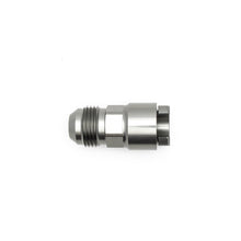 Load image into Gallery viewer, DeatschWerks 8AN Male Flare to 3/8in Female EFI Quick Connect Adapter - Anodized DW Titanium Fuel Components Misc DeatschWerks
