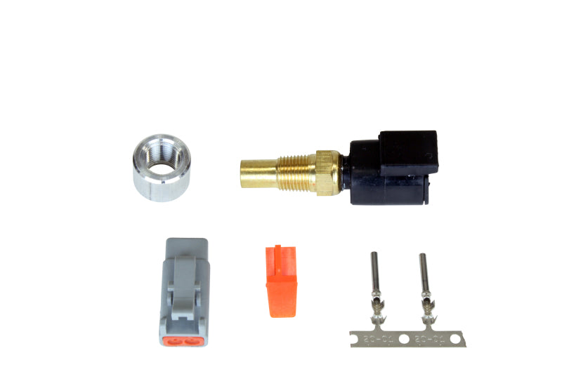 AEM Universal 1/8in PTF Water/Coolant/Oil Temperature Sensor Kit w/ Deutsch Style Connector Gauges AEM