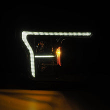 Load image into Gallery viewer, AlphaRex 18-20 Ford F150 PRO-Series Headlight Alpha Black w/ Seq Signal &amp; DRL Headlights AlphaRex
