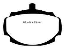 Load image into Gallery viewer, EBC 62-81 Mg MGB 1.8 Yellowstuff Front Brake Pads Brake Pads - Performance EBC   
