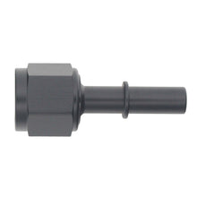 Load image into Gallery viewer, DeatschWerks 8AN Female Flare Swivel to 3/8in Male EFI Quick Disconnect - Anodized Matte Black Fuel Components Misc DeatschWerks
