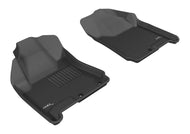 3D MAXpider 2010-2016 Cadillac SRX Kagu 1st Row Floormat - Black Floor Mats - Rubber 3D MAXpider   