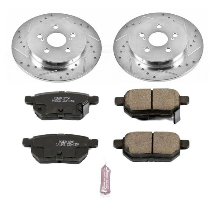 Power Stop 09-10 Pontiac Vibe Rear Z23 Evolution Sport Brake Kit Brake Kits - Performance D&S PowerStop   