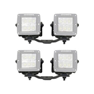 Go Rhino 18-20 Jeep Wrangler JL/JLU/Gladiator JT Light Mount - Two 3in Cubes Light Mounts Go Rhino