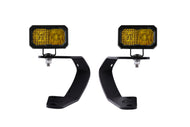 Diode Dynamics 10-21 Toyota 4Runner Stage Series 2in LED Ditch Light Kit - Yellow Pro Combo Light Accessories and Wiring Diode Dynamics   