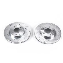 Load image into Gallery viewer, Power Stop 03-05 Mazda 6 Front Evolution Drilled &amp; Slotted Rotors - Pair Brake Rotors - Slot &amp; Drilled PowerStop   
