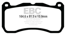 Load image into Gallery viewer, EBC 13-14 Ford Mustang 5.8 Supercharged (GT500) Shelby Yellowstuff Front Brake Pads Brake Pads - Performance EBC   
