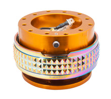 Load image into Gallery viewer, NRG Quick Release Kit - Pyramid Edition - Rose Gold Body / Neochrome Pyramid Ring Quick Release Adapters NRG
