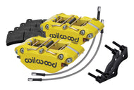 Wilwood 69-83 Porsche 911 Rear Dynapro Caliper Kit 3in MT - Yellow | 140-16676-Y