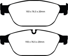 Load image into Gallery viewer, EBC 11-12 Audi A8 Quattro 3.0 Supercharged Greenstuff Front Brake Pads Brake Pads - Performance EBC   
