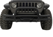 Load image into Gallery viewer, Rampage 2007-2018 Jeep Wrangler(JK) Double Tube Bumper Front - Black Bumpers - Steel Rampage
