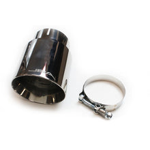Load image into Gallery viewer, JBA 3in x 4in x 5-3/4in Double Wall Polished Chrome Tip - Clamp On Tips JBA
