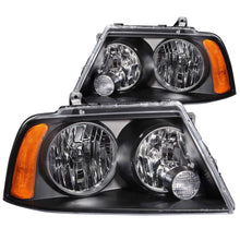 Load image into Gallery viewer, ANZO 2003-2006 Lincoln Navigator Crystal Headlights Black Headlights ANZO
