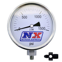 Load image into Gallery viewer, Nitrous Express Nitrous Pressure Gauge 4in-High Accuracy 6AN Gauges Nitrous Express
