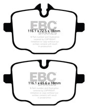 Load image into Gallery viewer, EBC 2021+ BMW M3/M4 3.0TT (G80/G82/G83 w/Cast Iron Rotors) Redstuff Rear Brake Pads Brake Pads - Performance EBC   

