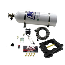 Load image into Gallery viewer, Nitrous Express Q-Jet/Holley Spread Bore Hitman Nitrous Kit (100-150-200HP) w/15lb Bottle Nitrous Systems Nitrous Express
