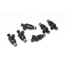 Load image into Gallery viewer, DeatschWerks Universal 1200cc Low Impedance 14mm Upper Injector - Set of 6 Fuel Injector Sets - 6Cyl DeatschWerks
