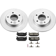Power Stop 93-97 Ford Probe Rear Z17 Evolution Geomet Coated Brake Kit | CRK790