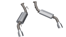 Load image into Gallery viewer, QTP 14-15 Chevrolet Camaro SS 6.2L 304SS AR3 Axle Back Exhaust w/4.5in Tips Axle Back QTP

