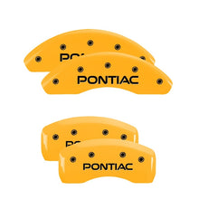 Load image into Gallery viewer, MGP Front set 2 Caliper Covers Engraved Front MGP Red finish silver ch Caliper Covers MGP
