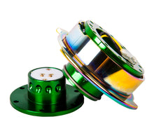 Load image into Gallery viewer, NRG Quick Release Gen 2.5 - Green Body / Neochrome Ring Quick Release Adapters NRG

