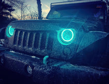 Load image into Gallery viewer, Oracle 7in High Powered LED Headlights - Black Bezel - Dynamic - Dynamic SEE WARRANTY Headlights ORACLE Lighting
