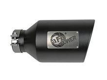 Load image into Gallery viewer, aFe Power MACH Force-Xp 409 Stainless Steel Clamp-on Exhaust Tip Black Tips aFe
