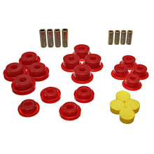 Load image into Gallery viewer, Energy Suspension 97-06 Jeep Wrangler TJ/YJ Red Front Control Arm Bushings (Must reuse OEM Outer She Bushing Kits Energy Suspension
