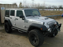 Load image into Gallery viewer, N-Fab Nerf Step 07-17 Jeep Wrangler JK 4 Door All - Tex. Black - W2W - 3in Side Steps N-Fab
