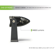 Load image into Gallery viewer, DV8 Offroad 40in Light Bar Slim 190W Spot 5W CREE LED - Black Light Bars &amp; Cubes DV8 Offroad
