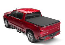 Load image into Gallery viewer, Lund 14-17 Chevy Silverado 1500 (6.5ft. Bed) Genesis Elite Tri-Fold Tonneau Cover - Black Tonneau Covers - Soft Fold LUND
