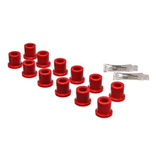 Load image into Gallery viewer, Energy Suspension Rear Spring &amp; Shackle Bushing - Red Bushing Kits Energy Suspension
