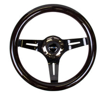 Load image into Gallery viewer, NRG Classic Wood Grain Steering Wheel (310mm) White w/Neochrome 3-Spoke Center Steering Wheels NRG
