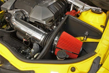 Load image into Gallery viewer, Spectre 10-12 Chevy Camaro V8-6.2L F/I Air Intake Kit - Clear Anodized w/Red Filter Cold Air Intakes Spectre
