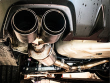 Load image into Gallery viewer, MBRP 15-19 Subaru WRX 2.0L/STI 2.5L 3in Dual Split Rear Exit w/ 3.5in CF Tips - T304 Street Version Catback MBRP
