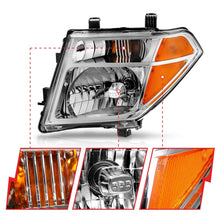 Load image into Gallery viewer, ANZO 2005-2008 Nissan Pathfinder Crystal Headlight Chrome Amber (OE Replacement) Headlights ANZO
