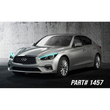 Load image into Gallery viewer, Oracle 14-21 Infiniti Q50 RGB+W Headlight DRL Upgrade Kit - ColorSHIFT w/ RF Controller SEE WARRANTY Headlights ORACLE Lighting
