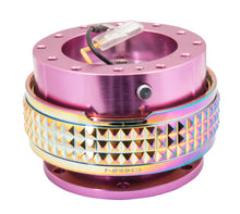 Load image into Gallery viewer, NRG Quick Release Kit - Pyramid Edition - Pink Body / Neochrome Pyramid Ring Quick Release Adapters NRG
