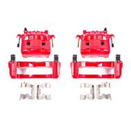 Power Stop 16-17 Subaru Crosstrek Front Red Calipers w/Brackets - Pair Brake Calipers - Perf PowerStop   