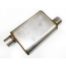 Load image into Gallery viewer, JBA Universal Chambered Style 304SS Muffler 13x9.75x4in 3in Inlet Diameter Offset/Offset Muffler JBA
