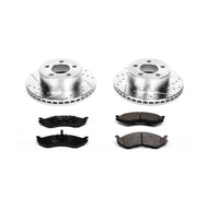 Power Stop 90-99 Jeep Cherokee Front Z23 Evolution Sport Brake Kit Brake Kits - Performance D&S PowerStop   