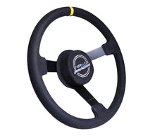 Load image into Gallery viewer, NRG Reinforced Steering Wheel (380mm) Nascar/ Alcantara 3 Spoke w/ NRG Logo/ Removable Crushed Pad Steering Wheels NRG
